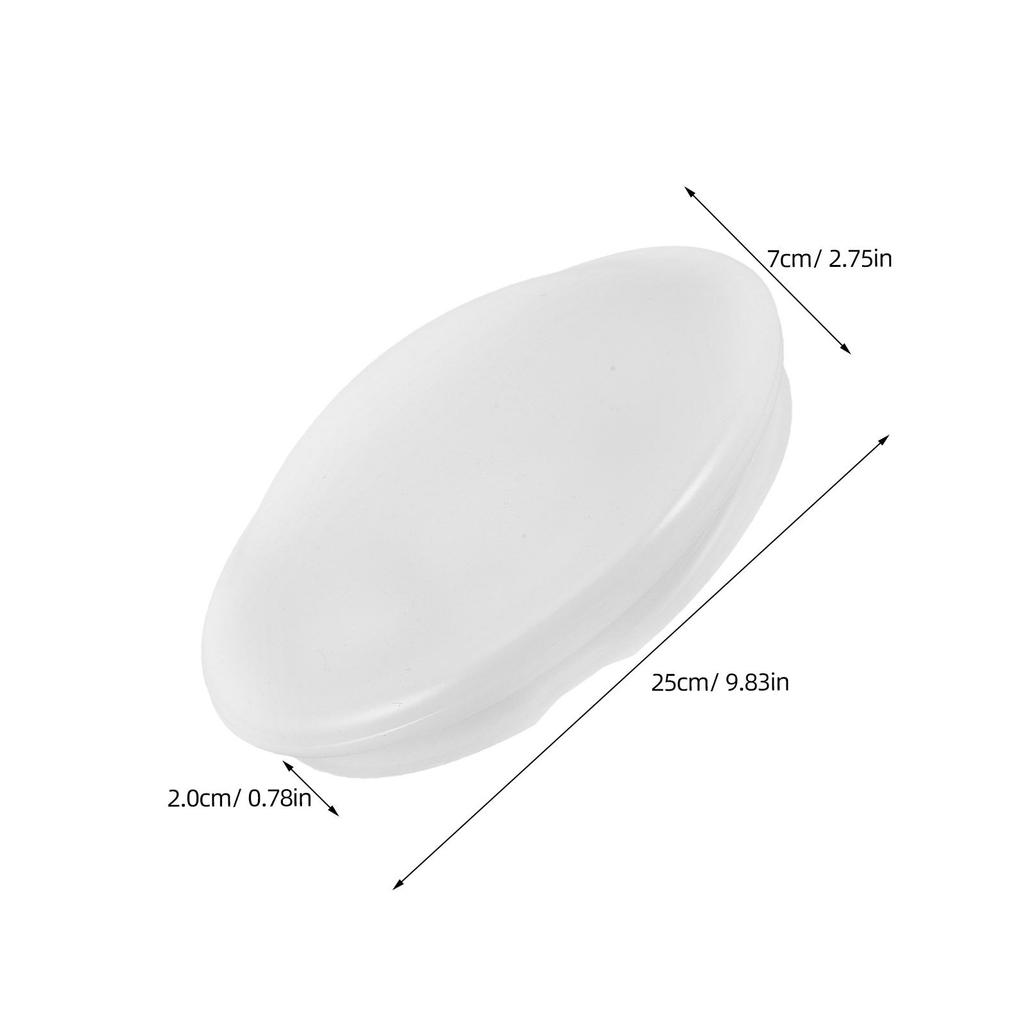 Einfach zu installierende Acryl-Deckenventilatorleuchte .5 Zoll Anschluss 9.5 Zoll Außendurchmesser Pilzstil Milchglas-Lichtabdeckung für Esszimmer