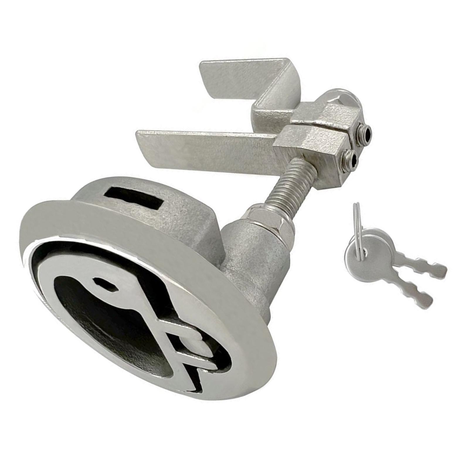 Boat Latches Stainless Steel Latches Hatches Round Pull Marine Boat Round Deck Hatches for Marine Deck Hatches