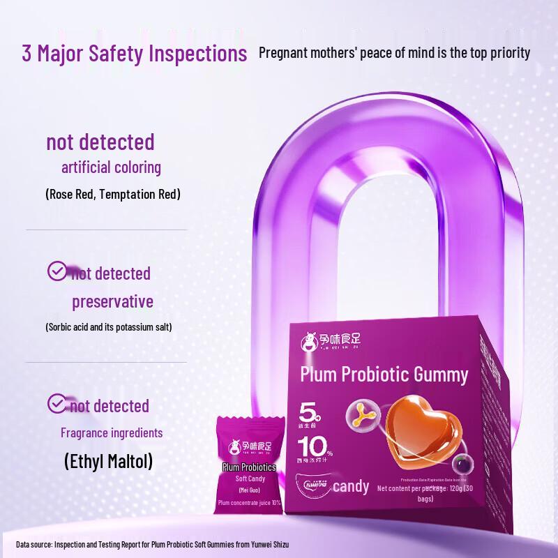 Prune Probiotic Iron Soft Candy