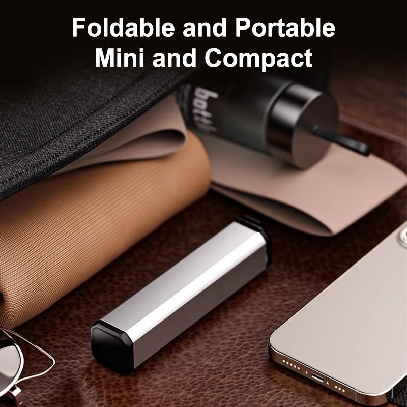 Portable Travel Phone Holder Desk Foldable Mount Airplane Train Seat Car Selfie Bracket Adjustable Rotatable Phone Holding Stand