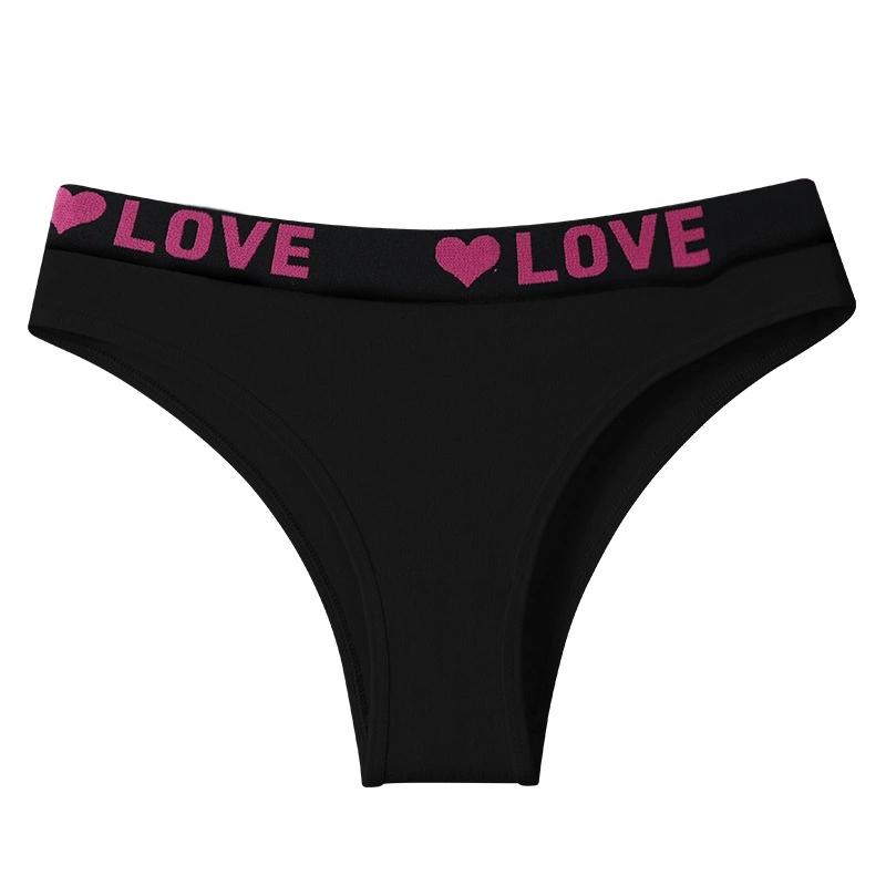 6PCS Women's Panties Sexy Breathable Cotton Underwear Female Comfort Lingerie Low Waist Pantys Soft Ladies Briefs XS-L