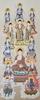 Sunny Town Gallery Hanging Scroll Buddhist Painting Thirteen Buddhas by Akizuki Nagai X 164cm 44.5