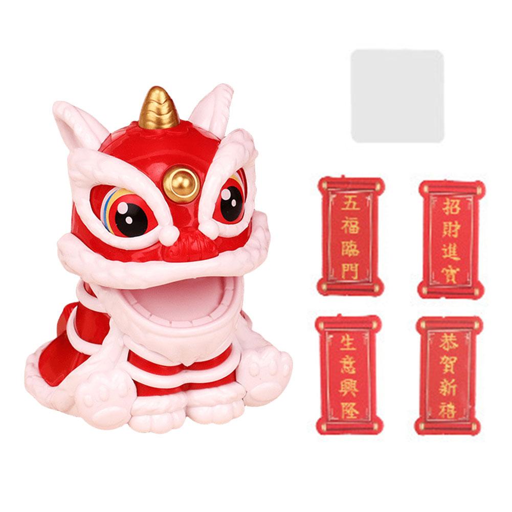 Chinese Style Lion Dance Figure New Year Home Decoration Lion Tabletop Decoration Lion Ornament Lion Sculpture