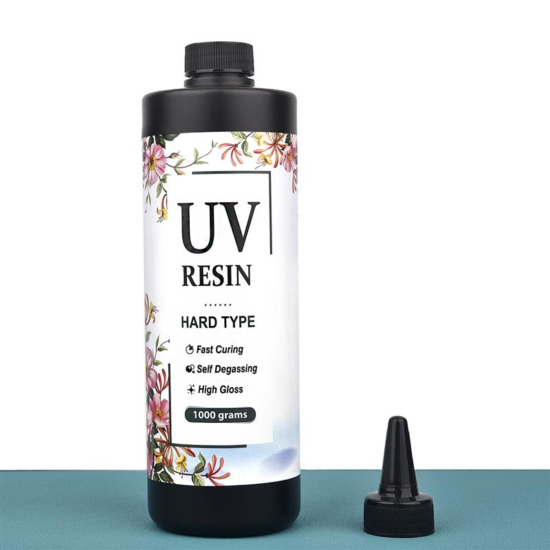UV Resin Glue Quick-Drying Clear Hard Epoxy Resin Glue For Jewelry Making Bonding Glass, Metal, Wood DIY Craft Decor