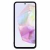 For Samsung Galaxy A35 5G Phone Case Rhombus Adhesive Card Bag with Kickstand RFID Blocking