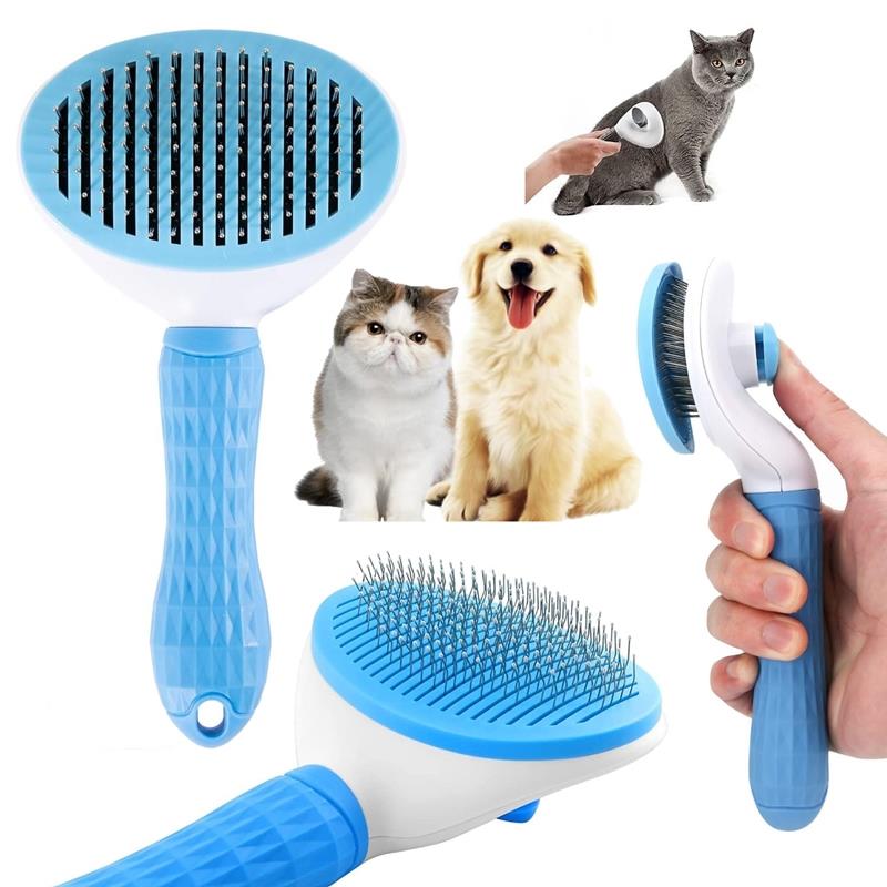 Self-Cleaning Comb for Dogs and Cats