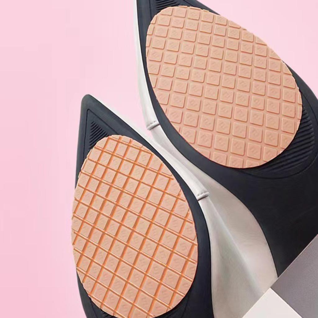 Shoe Sole Wear-resistant Protector Black High Heel Sandal Rubber Non-slip Outsole Pad Self-adhesive Mat Shoes Bottom Stickers