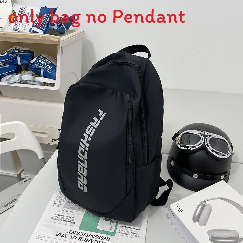 Nylon School Backpack For Teens With Durable Zipper And Phone Pocket For Daily Use