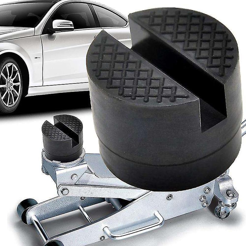Universal Rubber Jack Pad, Hydraulic, Garage Jack, Rubber Pad, Frame Rail, Protection, Slip Prevention,