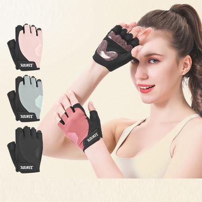 Fitnesshandschuhe, Gewichtheben & Gym Schutzhandschuhe, Atmungsaktive Halbfinger-Sporthandschuhe für Radfahren & Training