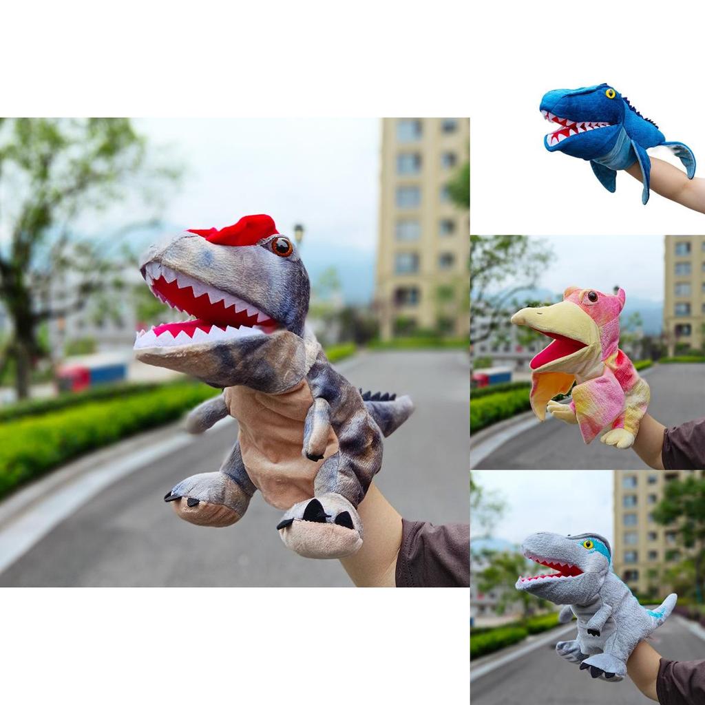 Jurassic World Dinosaur Plush Hand Puppet With Soft Pp Cotton Filling For Kids Playtime Special Characters Included