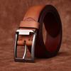 Retro Matte Old Versatile Men'S Belt Genuine Leather First Layer Cowhide Belt Men'S Casual Jeans Belt Men'S