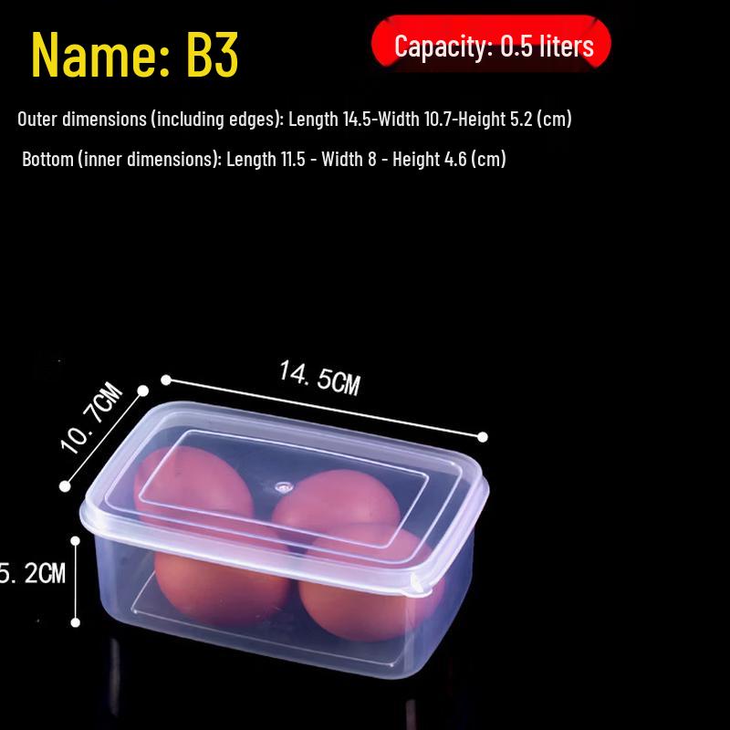 

ZISIZ Square Plastic Food Storage Container
