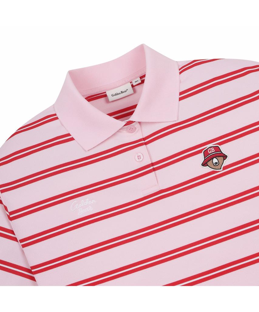 Goldeunbeeo (W) Striped Pique T-Shirt G5Tam26421Pix