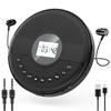 Player Bluetooth-compatible Discman Player with AUX Cable for Car Built-in 1500mAh Rechargeable Battery
