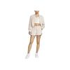 Nike Dri-FIT Swoosh Air Force 1 Stampa Logo Supporto Medio Reggiseno Sportivo Intimo Donna Bianco DD1433-640