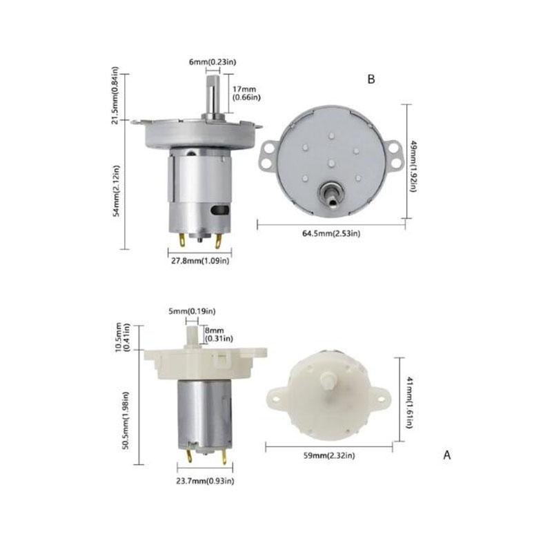 Convenient JS50 Gear Motor JS50/280 Washer Motor Deceleration Gear Motor Enjoy Quiet and Stable Washing Experience