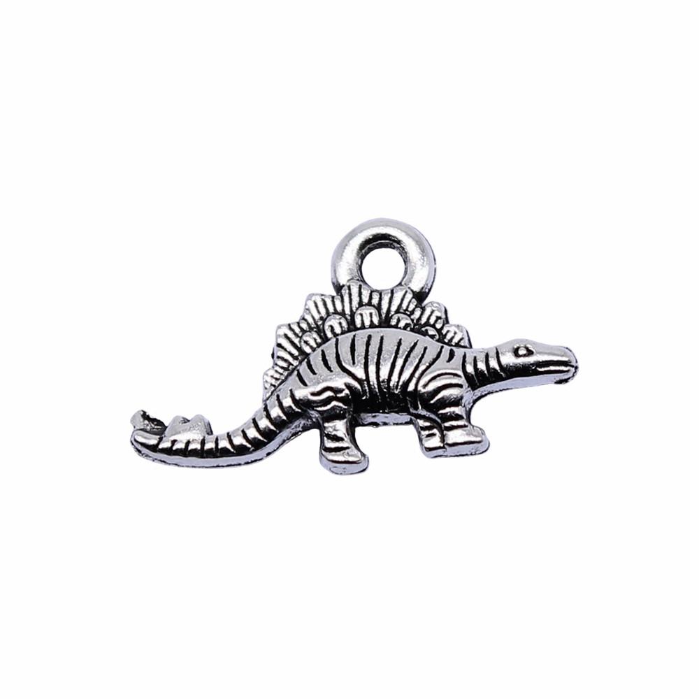 Alloy Pendants Dinosaur Dragon Wing Charms Vintage For Gothic DIY Jewelry Making Supplies