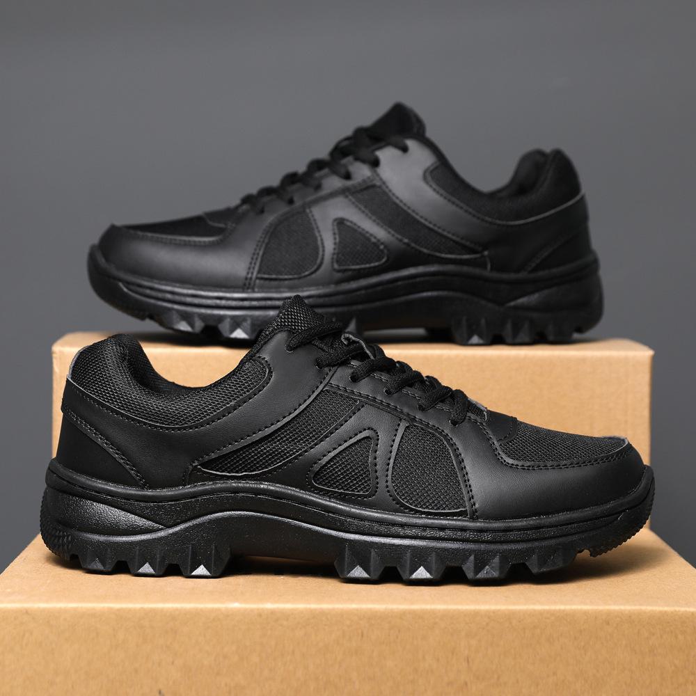 New Style Ultra-Light Black Outdoor Sports Shoes for Men & Women - Ideal for Hiking, Running, and Training