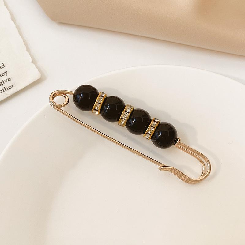 

Women s Waist-Tightening Elastic Brooch Pin - Anti-Exposure Buckle for Clothes and Skirts