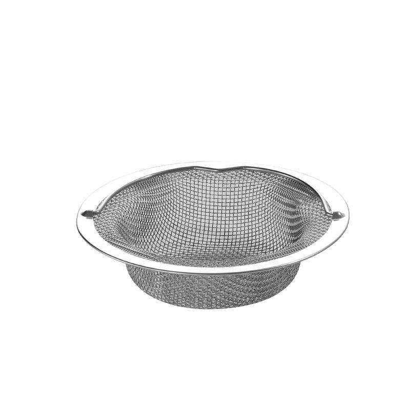 Stainless Steel Universal Sink Filter - Thick Anti-Leakage Net for Vegetables and Residue