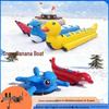 Northeast Outdoor Children's Cartoon Winter Ski Resort Ice Sled Sleigh Banana Boat