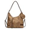 Pu Material Large Capacity Commuter Tote Bag With Zipper Closure For Daily Use