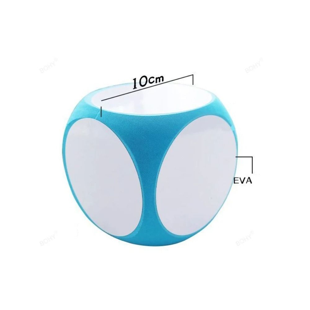 White Board Wipe Off Cube Multipurpose Write On/Wipe Off Cube DIY Blank Cube  Teaching