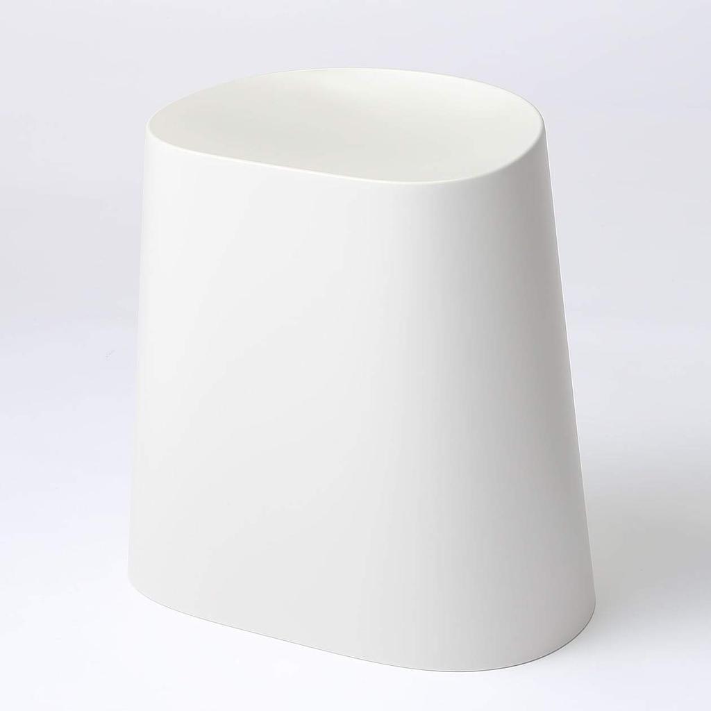 MUJI Polypropylene Stacking Stool Light Gray Width 43 x Depth 34 x Height 45cm 02850692 Approx.