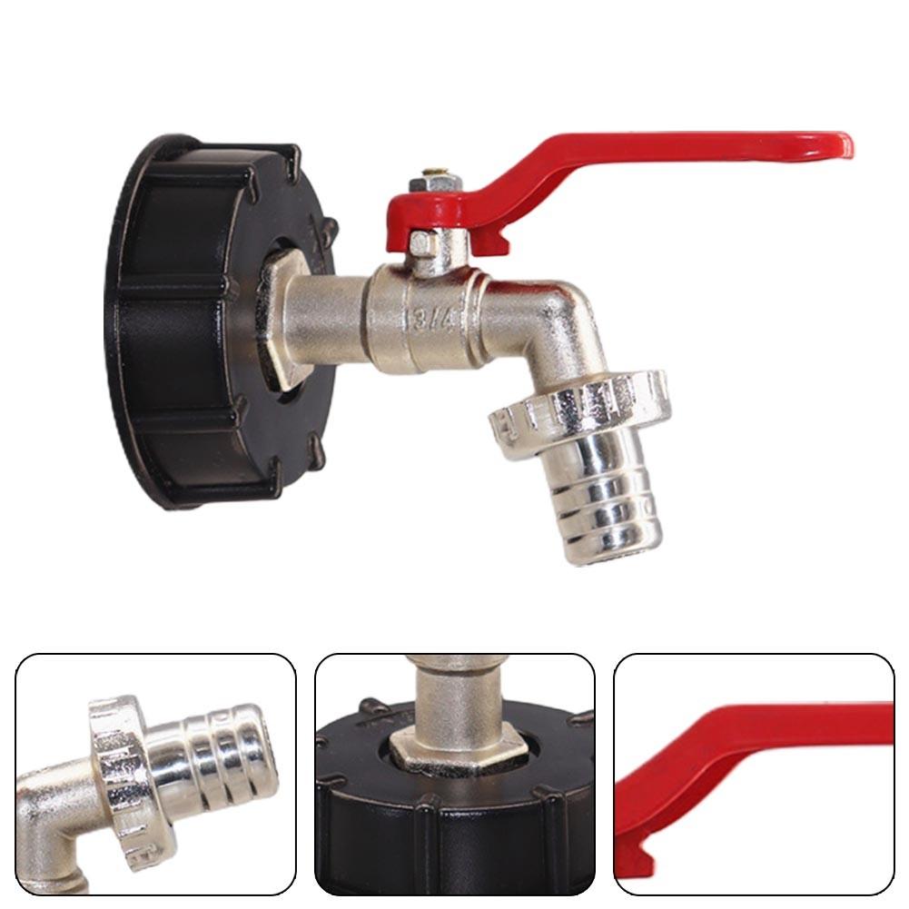 Reliable Rainwater Solution with IBC Adapter and 34 Outlet Tap for IBC Tank