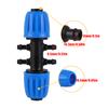 5pcs 1/2" Hose Locking Connector 16mm Drip Irrigation Fittings Locking Barb Straight Connector 4/7mm Hose Fittings Divider