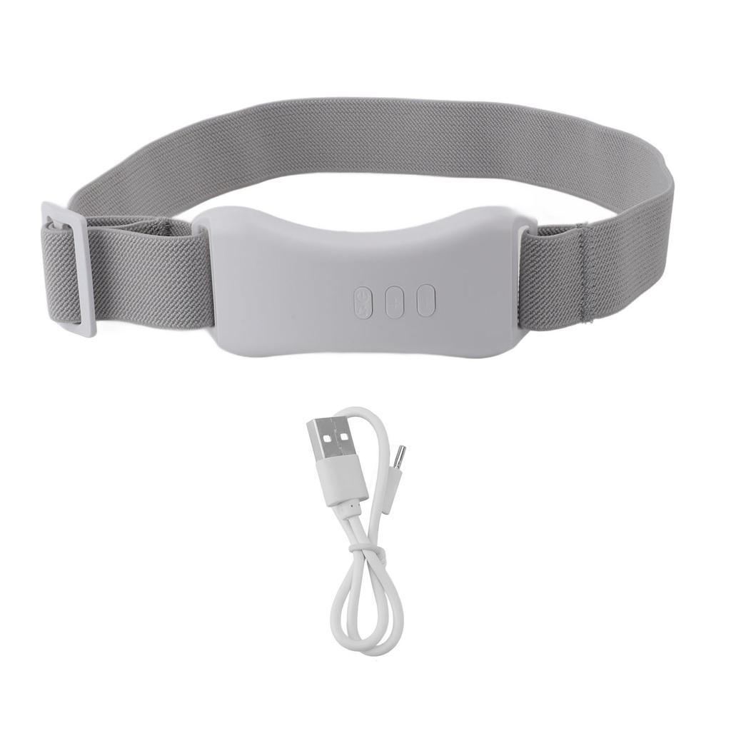 Electric V Face Massager Hot Compress Vibration USB Rechargeable Facial Slimming Machine White