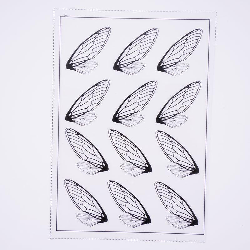 Black Alice Cat Sailor Moon Cicada Wing Resin Craft Kit