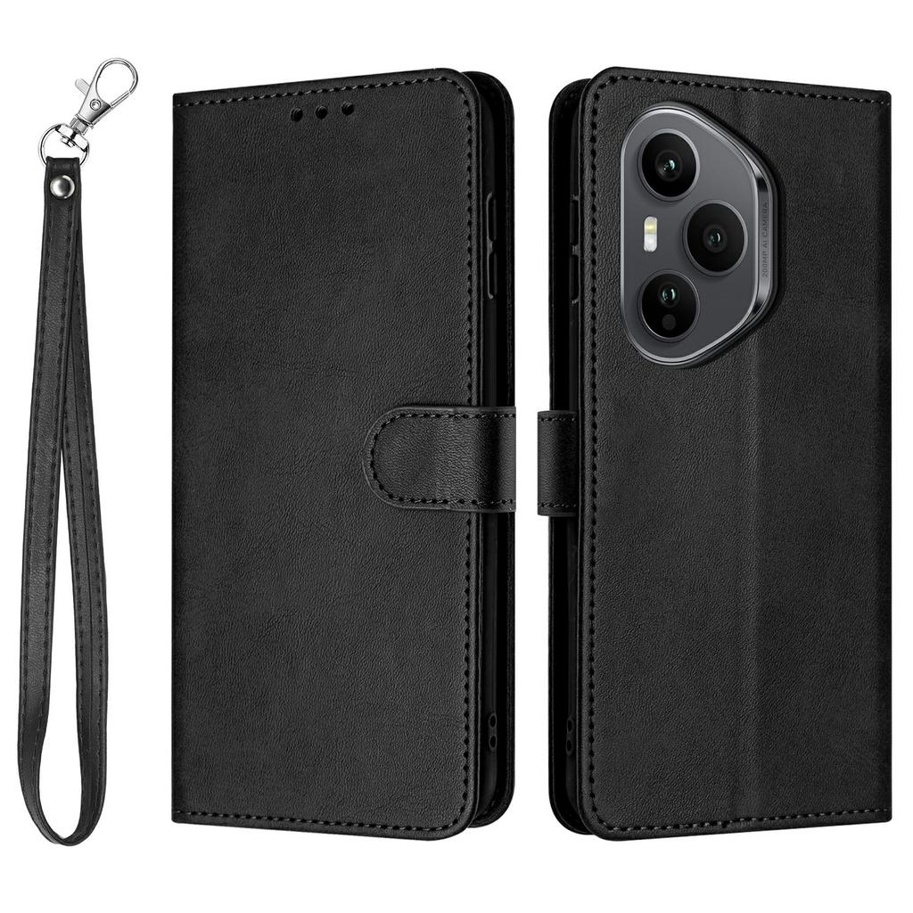 For Honor 400 Pro 5G (Global) Case Flip Stand PU Leather Wallet Phone Cover Calf Texture