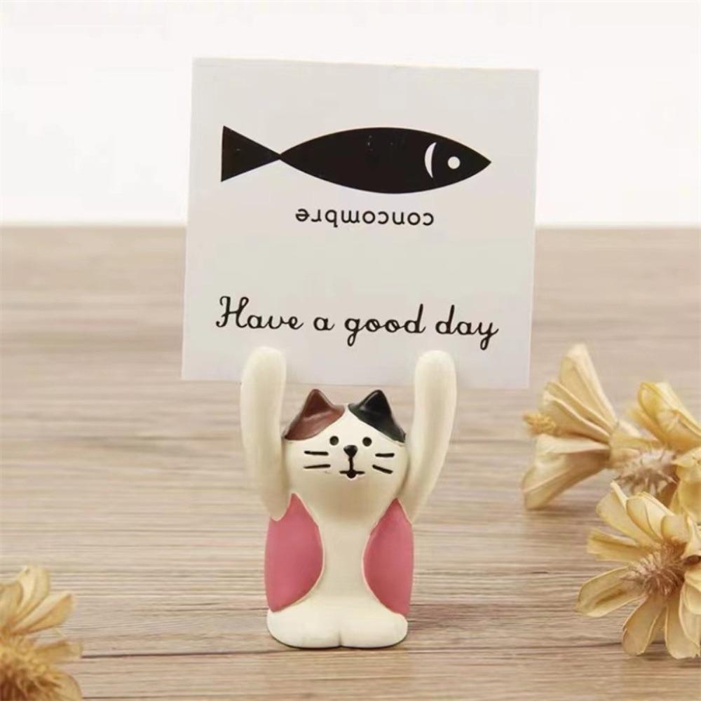 Mini Cute Photocards Holder Decorations Display Stand New Creative Cartoon Card Holder