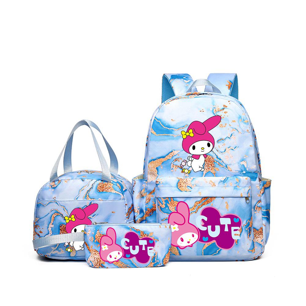 Student Schoolbag Large-Capacity Printing Junior High School College Student Casual Simple Backpack