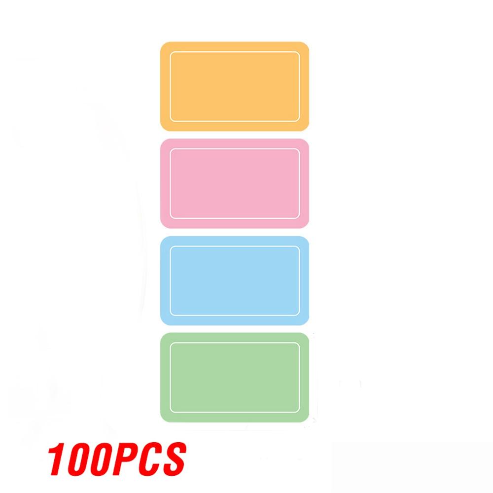 100-800pcs Stickers Colorful Label Stickers Waterproof Self-Adhesive Logo Handwritten Name Name Stickers Index Stickers