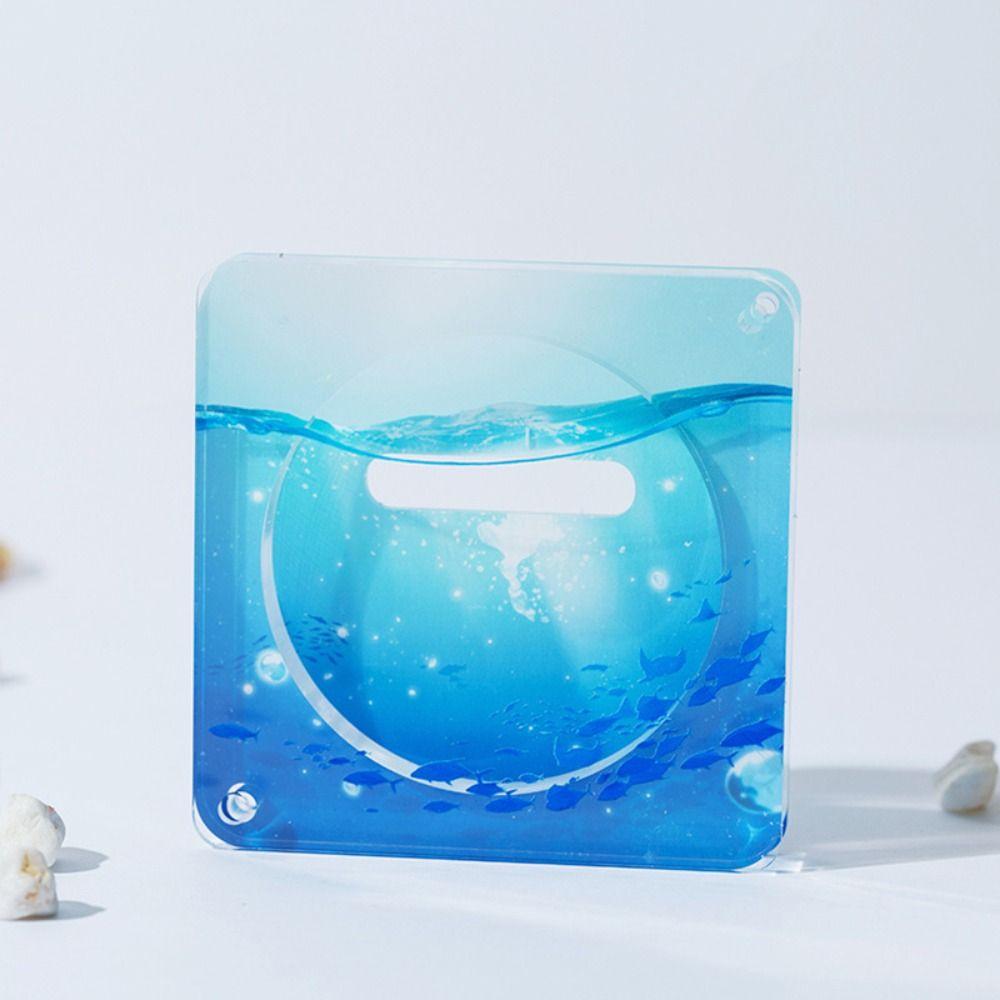 Transparent Badge Display Ornament Acrylic Badge Display Stand  For 58mm Badge
