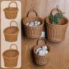 Kitchen  And Garlic Storage Basket Kitchenware Hanging Basket Indoor Small Items Storage Wall Hanging Basket Portable Small Flower Basket