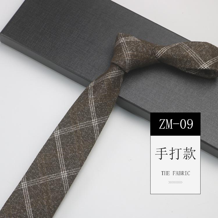 

Шерстяной галстук мужской и женский повседневный британский в полоску клетчатый в стиле «маленький аромат» для фотосессии джентльменский ручной галстук