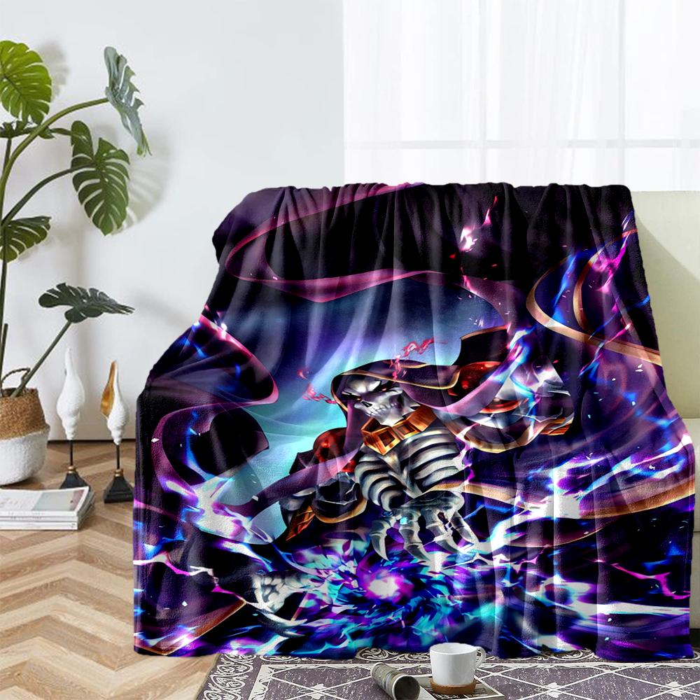 Overlord Theme Printed Blanket - Perfect for Couch, Bed, Travel & Outdoor Use | Machine Washable, Cozy & Durable.