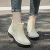 Wasserdichte, rutschfeste, modische Regenstiefel für Damen – kurzes Rohr, dicke Sohle, perfekt für Outdoor-Aktivitäten wie Angeln und Autowaschen