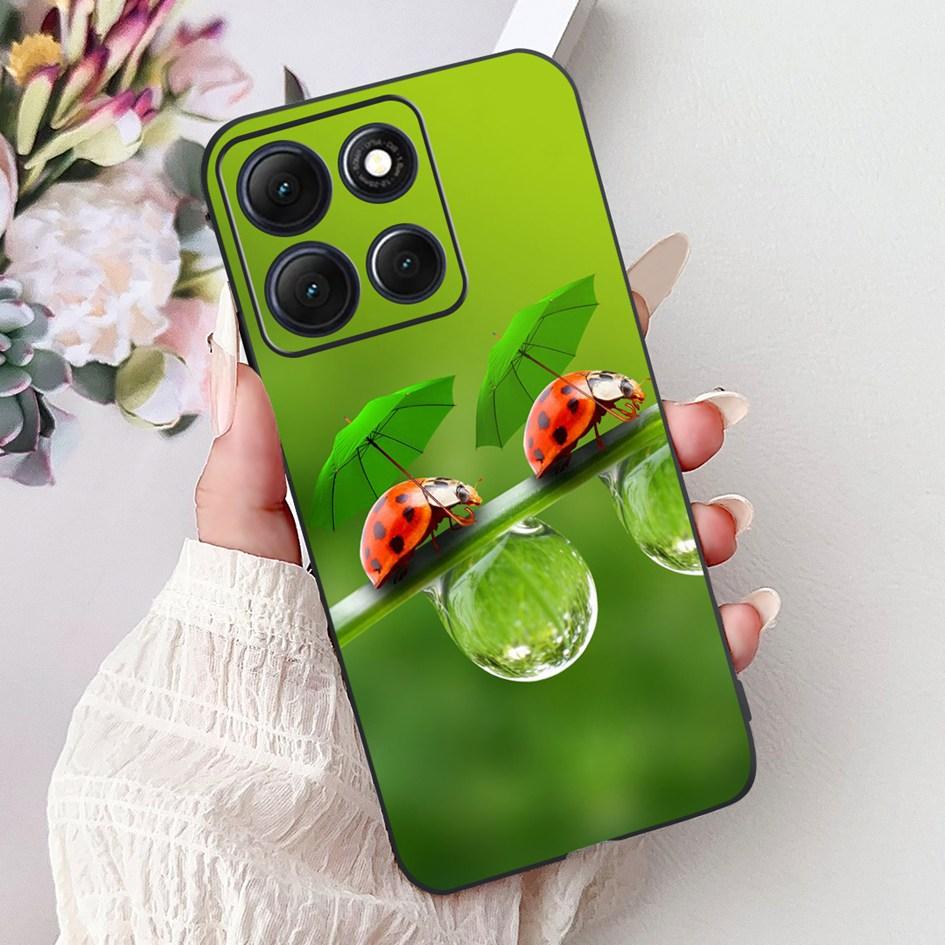 For Motorola Moto G86 Power 5G Case New Fashion Flower Bamboo Cat Cartoon Soft Silicone Back Cover For Moto G86 Power 2025 Coque