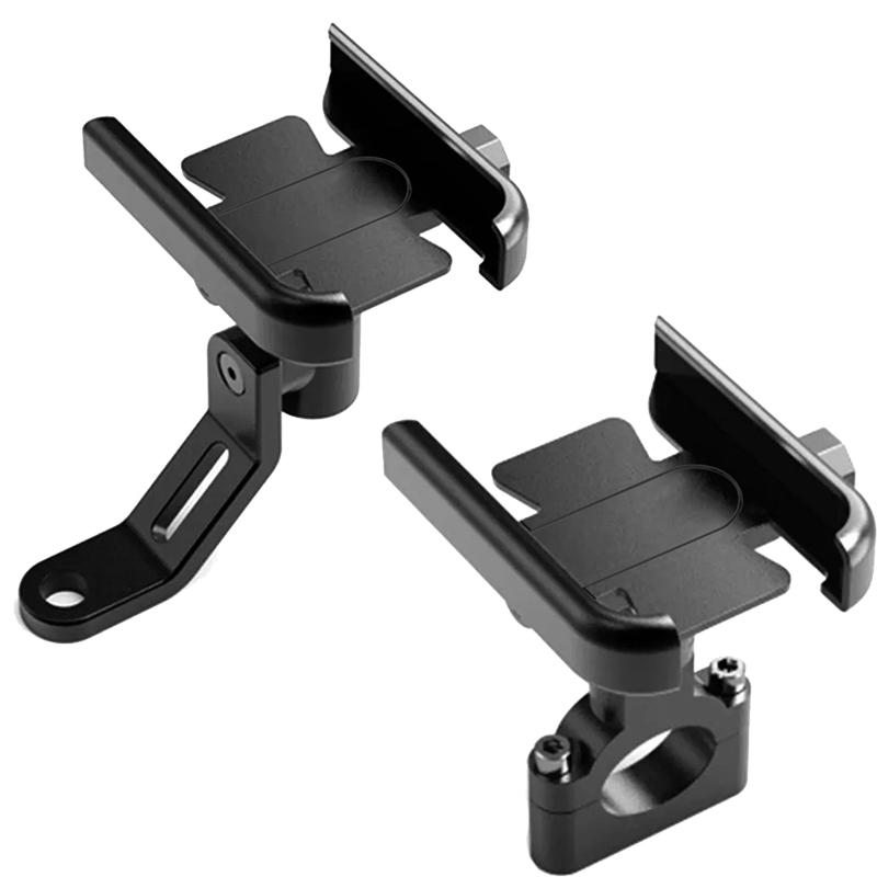 Motorcycle Bicycle Phone Holder GPS Bracket Cellphone Stand Rearview Mirror Handlebar Mount Compatible For Xiaomi iPhone NEW