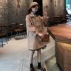 Women's Mid-Length Woolen Shirt Jacket - Autumn/Winter Korean Style, Loose Fit, Petite Versatile Coat