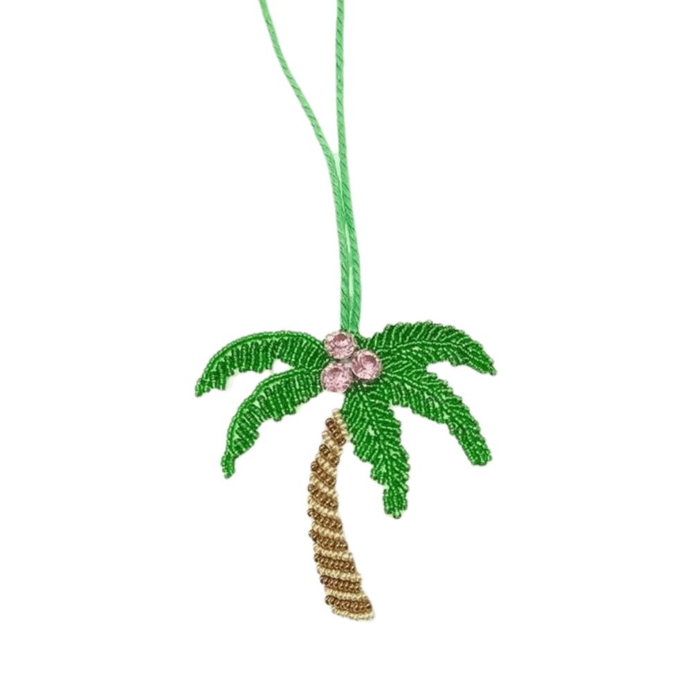 Starfish Coconut Tree Patch Keychain Sequin Beaded Patch Lanyard Clothing Decoration