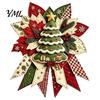 Pädagogische Bastelsets für die Schule Weihnachts-DIY Gesteppte Schleife Nähbastelset, Vorgeschnittene Patchwork Gemütliche Heimdeko Zubehör Set, Feiertür