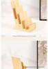 Pre-sale Wooden Business Card and Magazine Display Stand with Non-slip Base