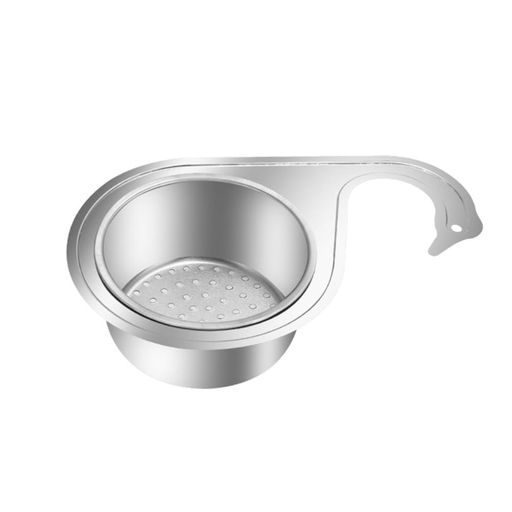 Draining Basket for Sink Multifunctional Swan Drain Strainer Basket Faucet Hanging Fruits Strainer Colander Home Basin Organizer