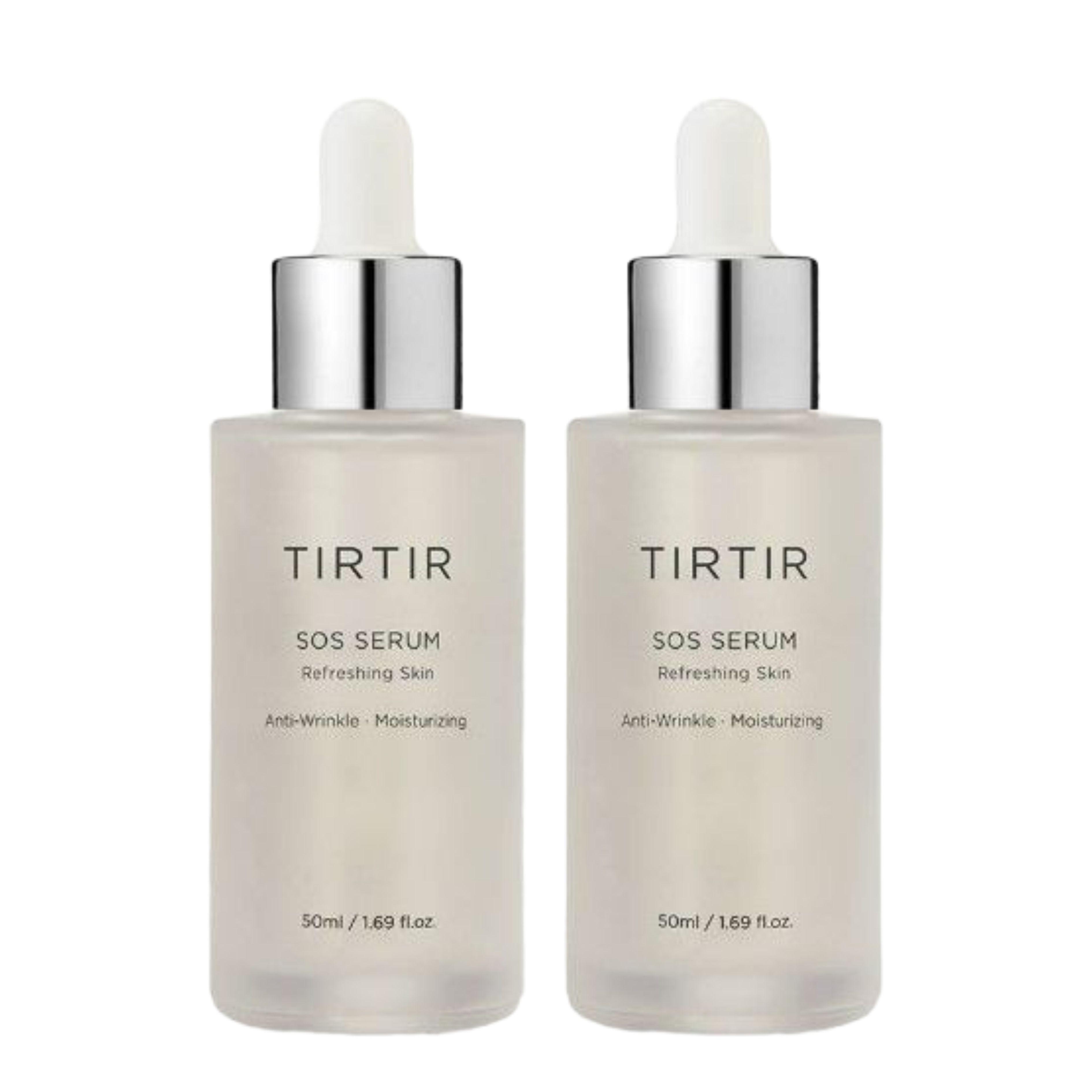 TIRTIR Emergency Hydrating Serum Intensive Moisture Boost Skin Repair Serum Set 50ml x 2